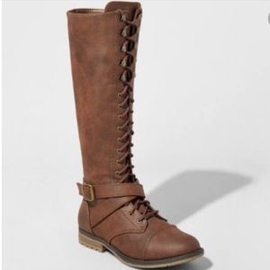 Mossimo Supply Co. Magda Lace Up Boots